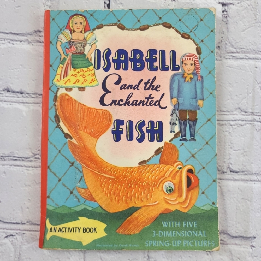 Vintage Isabell and The Enchanted Fish Pop-Up Book